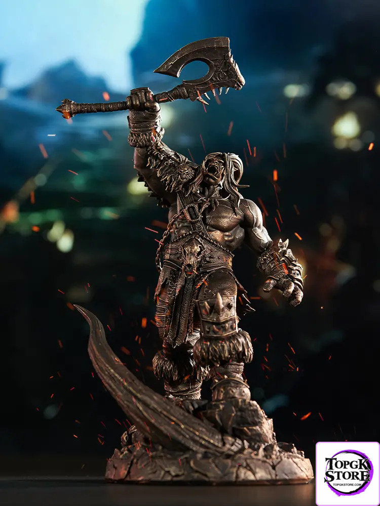 BLIZZARD ENTERTAINMENT – World of Warcraft Grommash Hellscream Bronze Edition Statue BLZ006 (Licensed) - Photo 1 | TopG