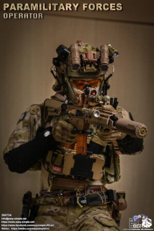 Easy Simple – Paramilitary Forces Operator Action Figure 26073A X 26073B (Licensed) - Photo 2 | TopGKStore