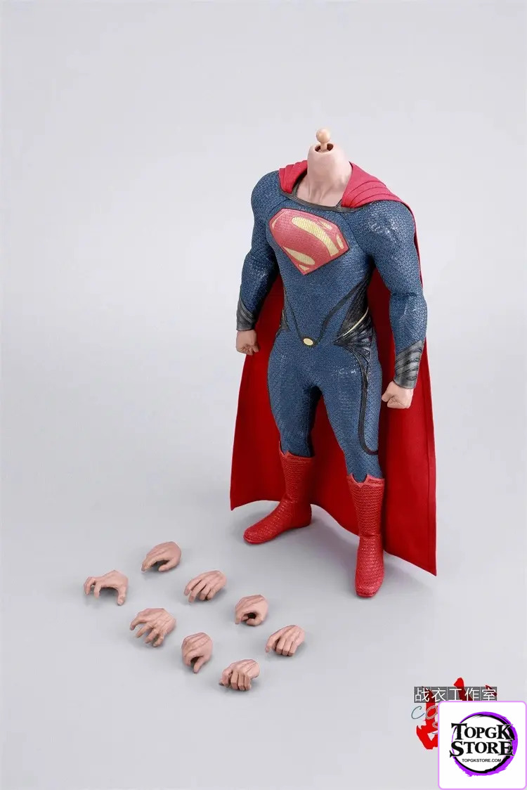 COMBA SUIT – DC SN01 1/6 Male Body and Clothes for Superman Without Head - Photo 8 | TopGKStore