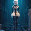 LOSCONT Studio – Armored Angel Series Part 2 ABA-002 Dark Bee 1/12 Cloth Action Figure Mecha Girl (Licensed) - Photo 11