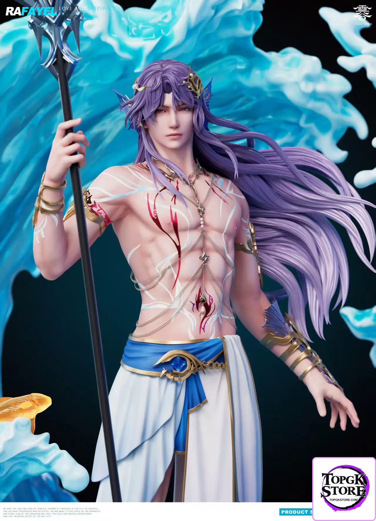 Yun Gu Studio – Love and Deepspace 1/6 Statue Mermaid Rafayel - Photo 12 | TopGKStore