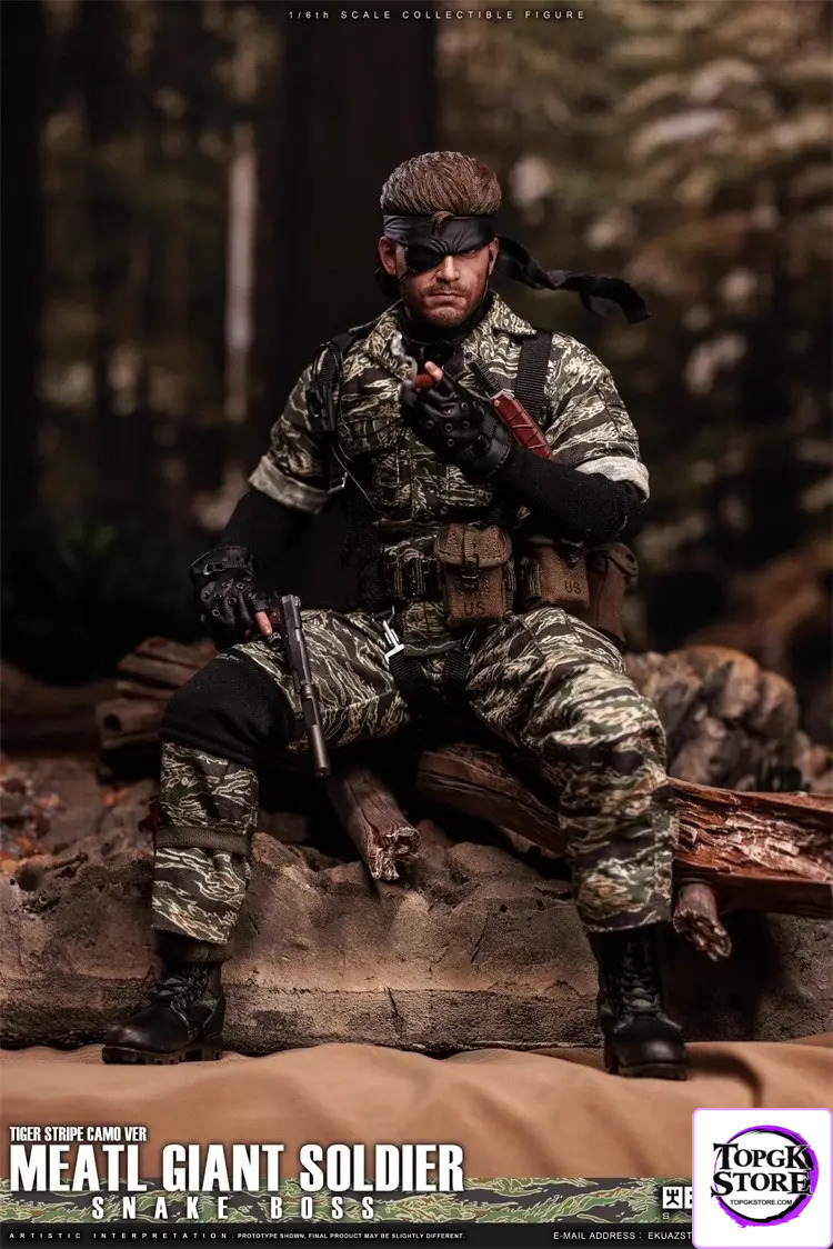 EKUAZ – MEATL GIANT SOLDIER 1/6 SNAKE BOSS EKS010 EKS011 (Licensed) - Photo 5 | TopGKStore