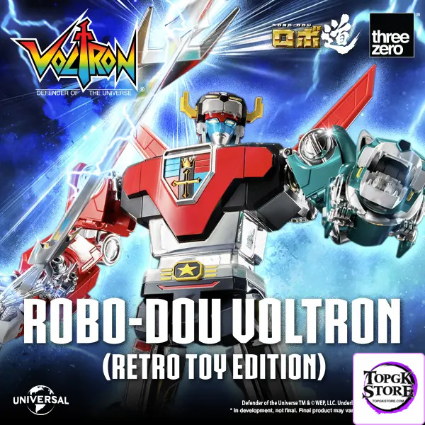 Threezero – Voltron: Defender of the Universe ROBO-DOU Voltron Retro Toy Edition (Licensed) - Photo 7 | TopGKStore