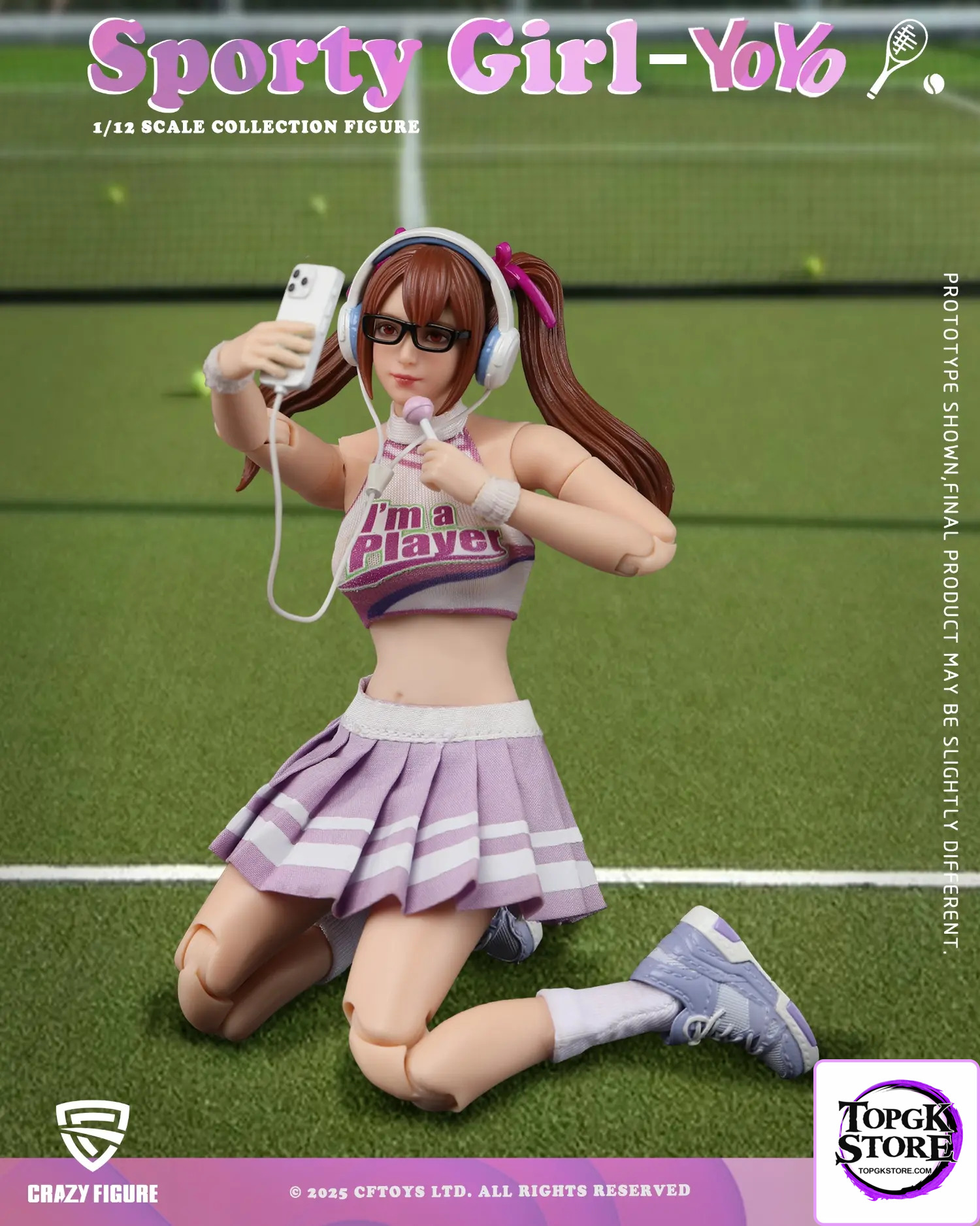 Crazy Figure – 1/12 Sports Girl YouYou Action Figure LT005 (Licensed) - Photo 9 | TopGKStore