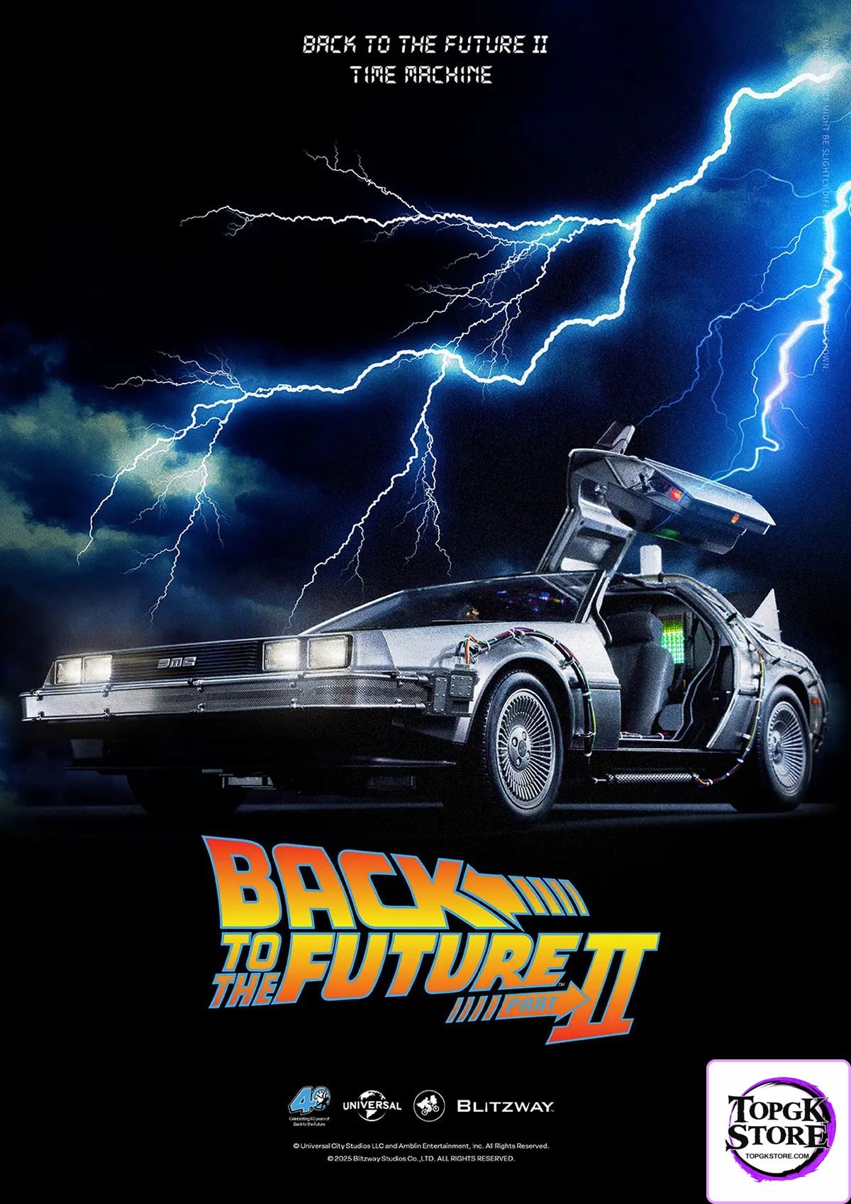 BLITZWAY – Back to the Future 2 Time Machine BW-UMS12202 BW-UMS12203 (Licensed) - Photo 1 | TopGKStore