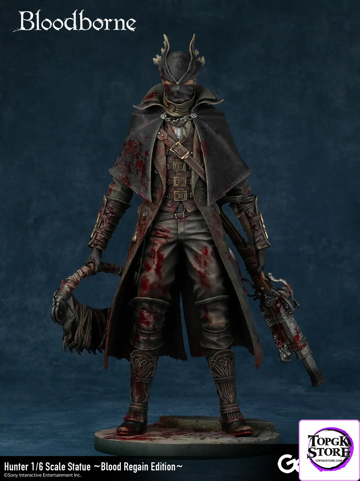 Gecco – Bloodborne Hunter 1/6 Scale Statue Blood Regain Edition 46736GC (Licensed) - Photo 1 | TopGKStore