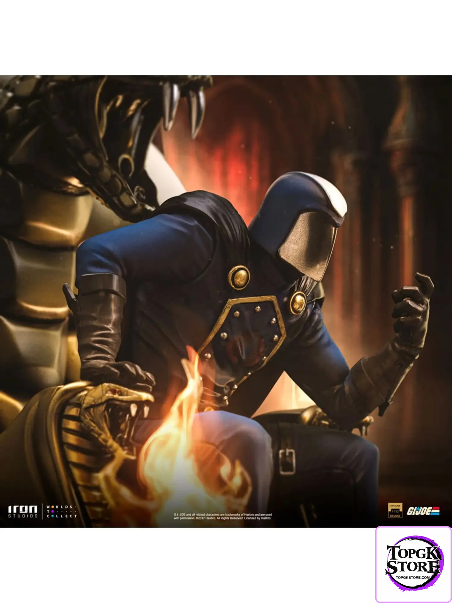 Iron Studios – Cobra Statue G.I. Joe Art Scale HASBR122225-10 (Licensed) - Photo 1 | TopGKStore