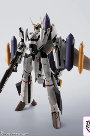 BANDAI SPIRITS – HI-METAL R VF-0S Phoenix (Roy Focker Unit) QF-2200D-B Ghost Macross Zero (Licensed) - Photo 1 | TopGKS