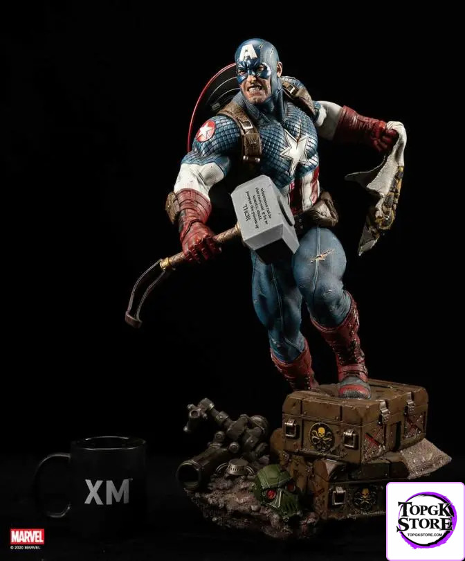 XM Studio – Ultimate Captain America 1/4 Scale Premium Collectible Statue Marvel (Licensed) - Photo 10 | TopGKStore