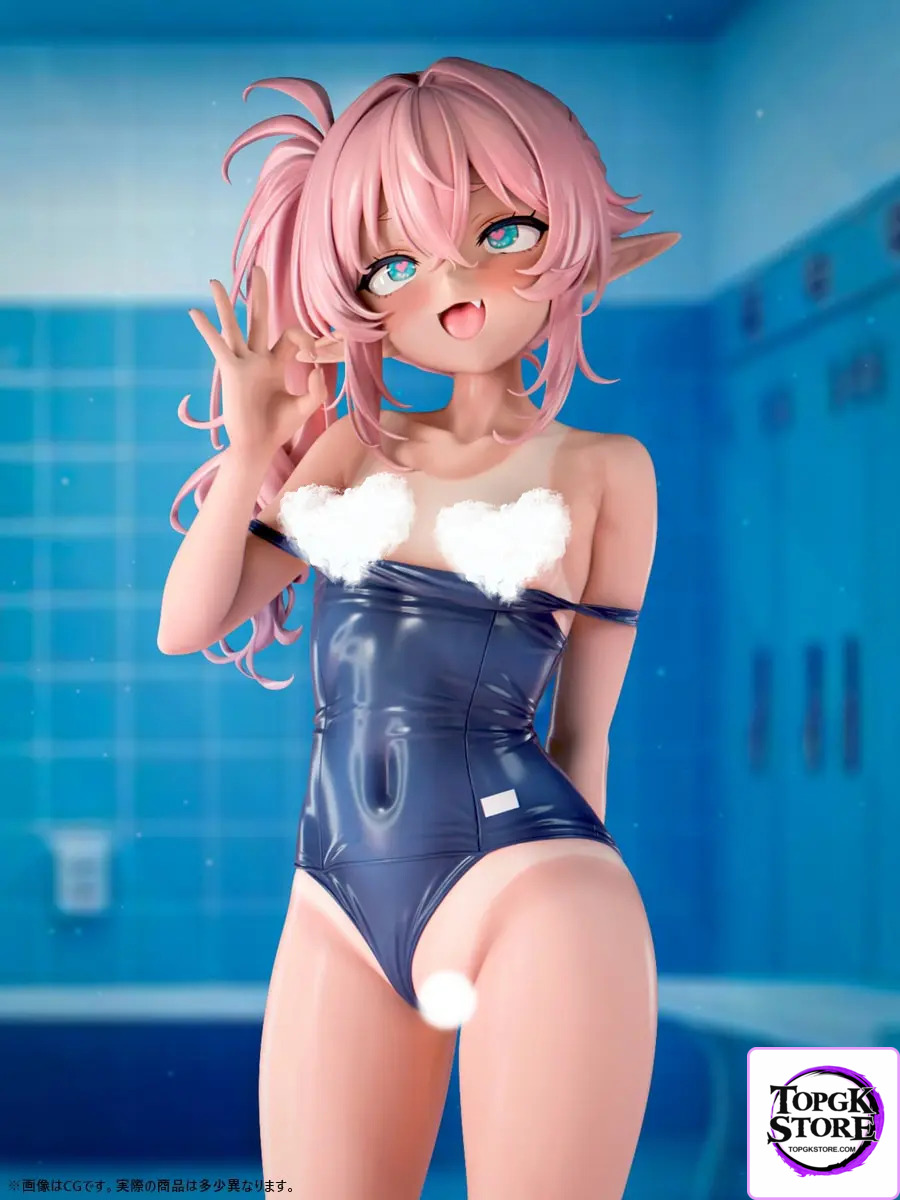 Insight – Nikkan Girl: Tanned Elf in Swimsuit Small Breasts Mina 1/5 Scale Painted Complete Figure (Licensed) - Photo 2