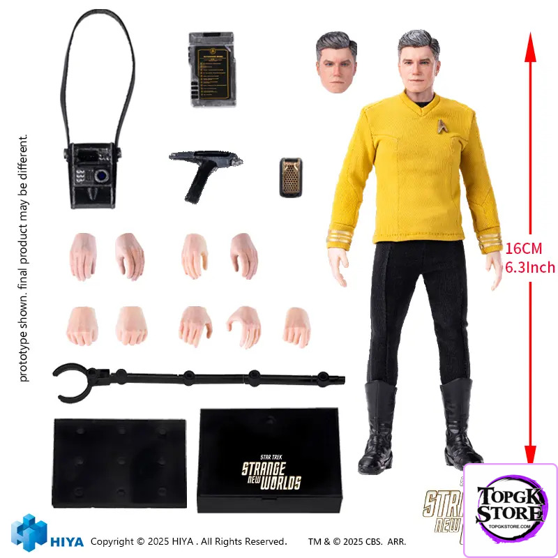 HIYA Toys – Star Trek Strange New Worlds Pike Action Figure ESS0157 (Licensed) - Photo 9 | TopGKStore