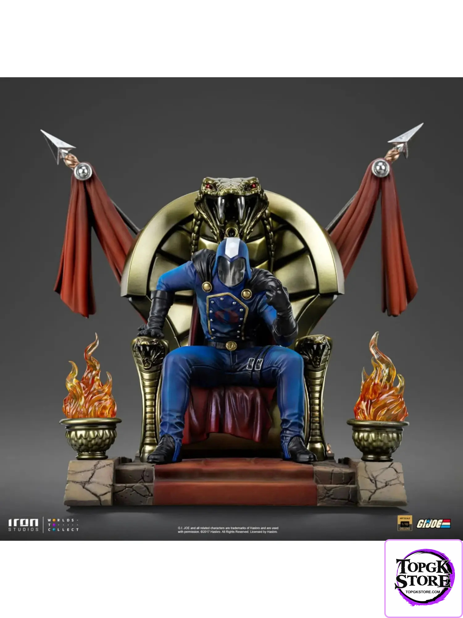 Iron Studios – Cobra Statue G.I. Joe Art Scale HASBR122225-10 (Licensed) - Photo 2 | TopGKStore