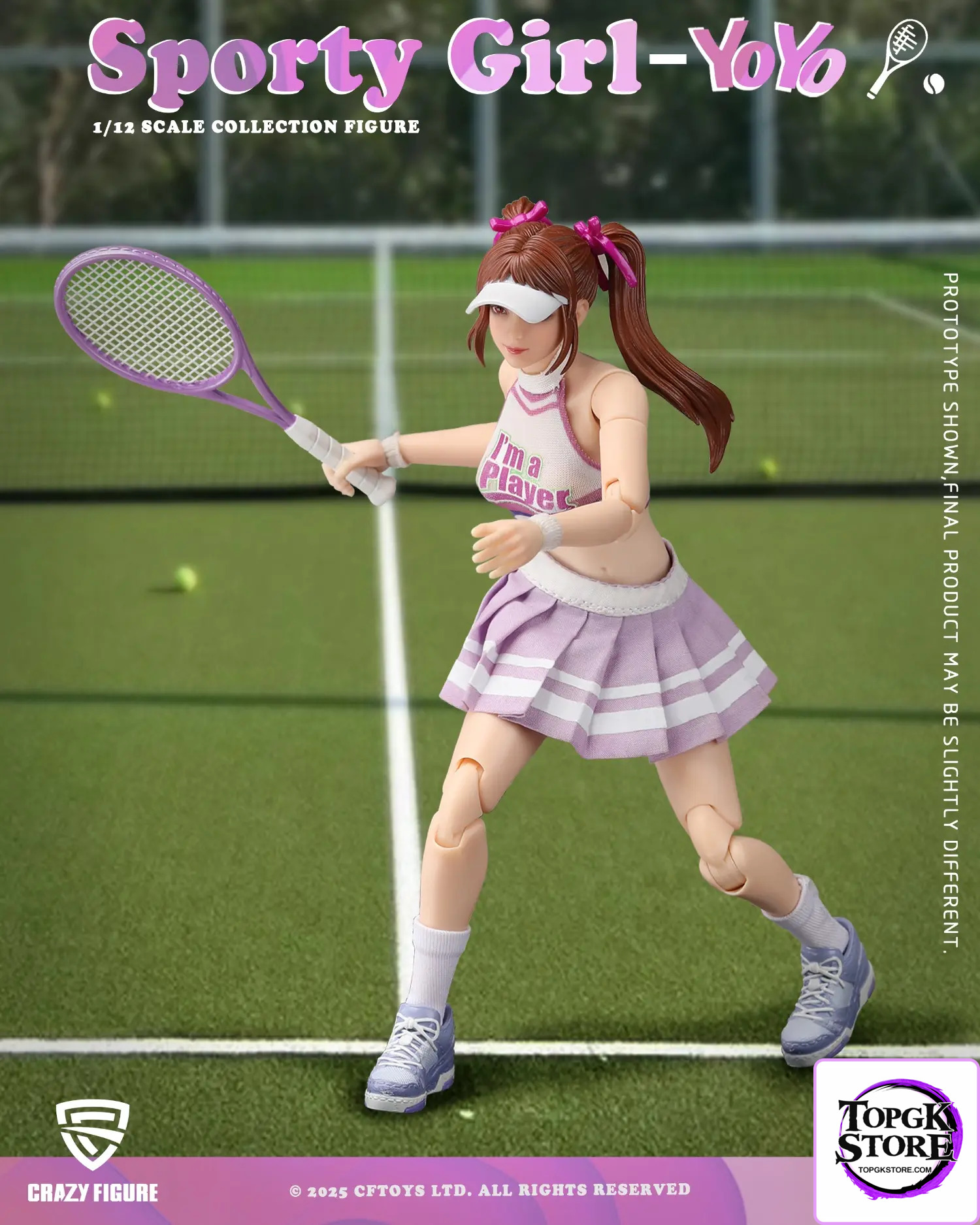 Crazy Figure – 1/12 Sports Girl YouYou Action Figure LT005 (Licensed) - Photo 10 | TopGKStore