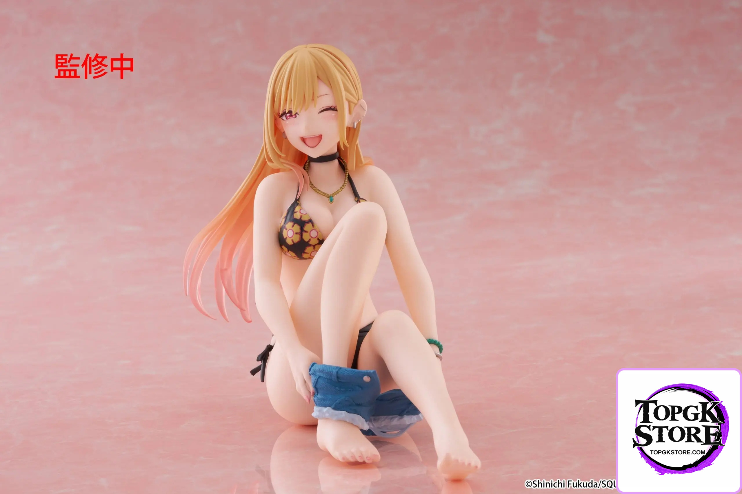 Taito – My Dress-Up Darling Desktop Cute Figure Marin Kitagawa Measured Swimsuit Ver. (Licensed) - Photo 3 | TopGKStore