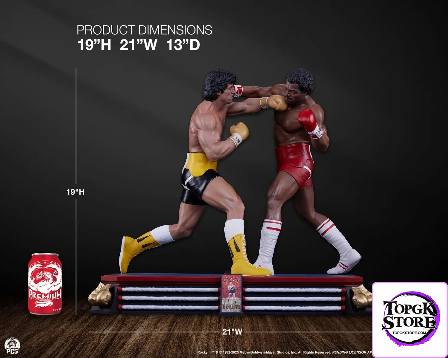 Sideshow Collectibles – Rocky Balboa & Apollo Creed Rocky III 1/4 Scale Diorama 914493 (Licensed) - Photo 17 | TopG