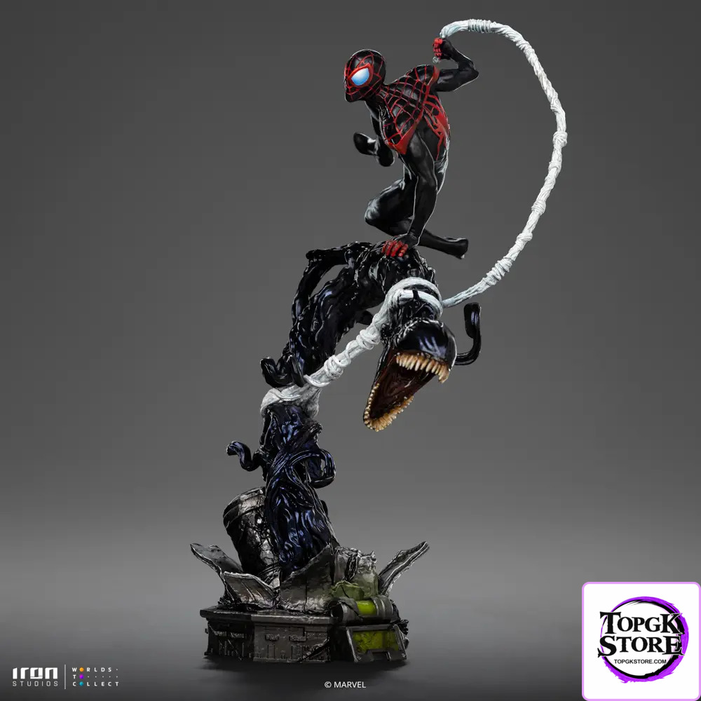 Iron Studio – Marvel Spider-Man vs Villains Diorama BDS Art Scale 1/10 Miles Morales Statue MARCAS120825-10 (Licensed)
