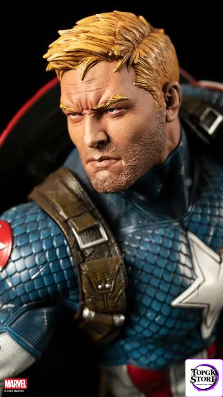 XM Studio – Ultimate Captain America 1/4 Scale Premium Collectible Statue Marvel (Licensed) - Photo 11 | TopGKStore
