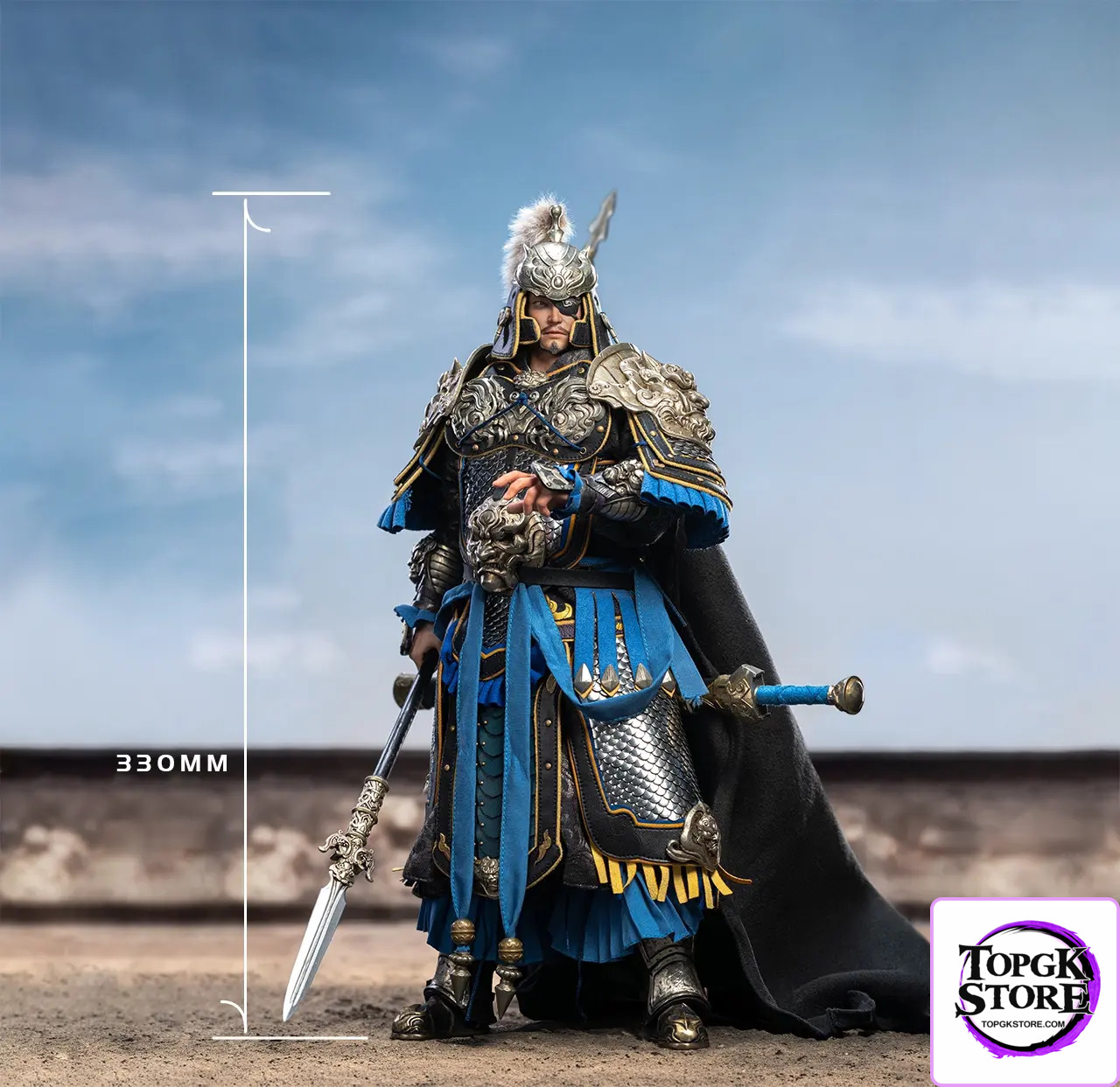 Coreplay Studio & 303TOYS – The Wind Rises Series Xiahou Dun 1/6 Scale Articulated Action Figure CP-FQ-01 (Licensed