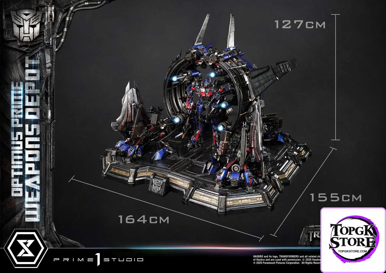 Prime 1 Studio – Museum Masterline Transformers: Dark of the Moon (Film) Optimus Prime Weapons Depot MMTFM-38 MMTFM-38S
