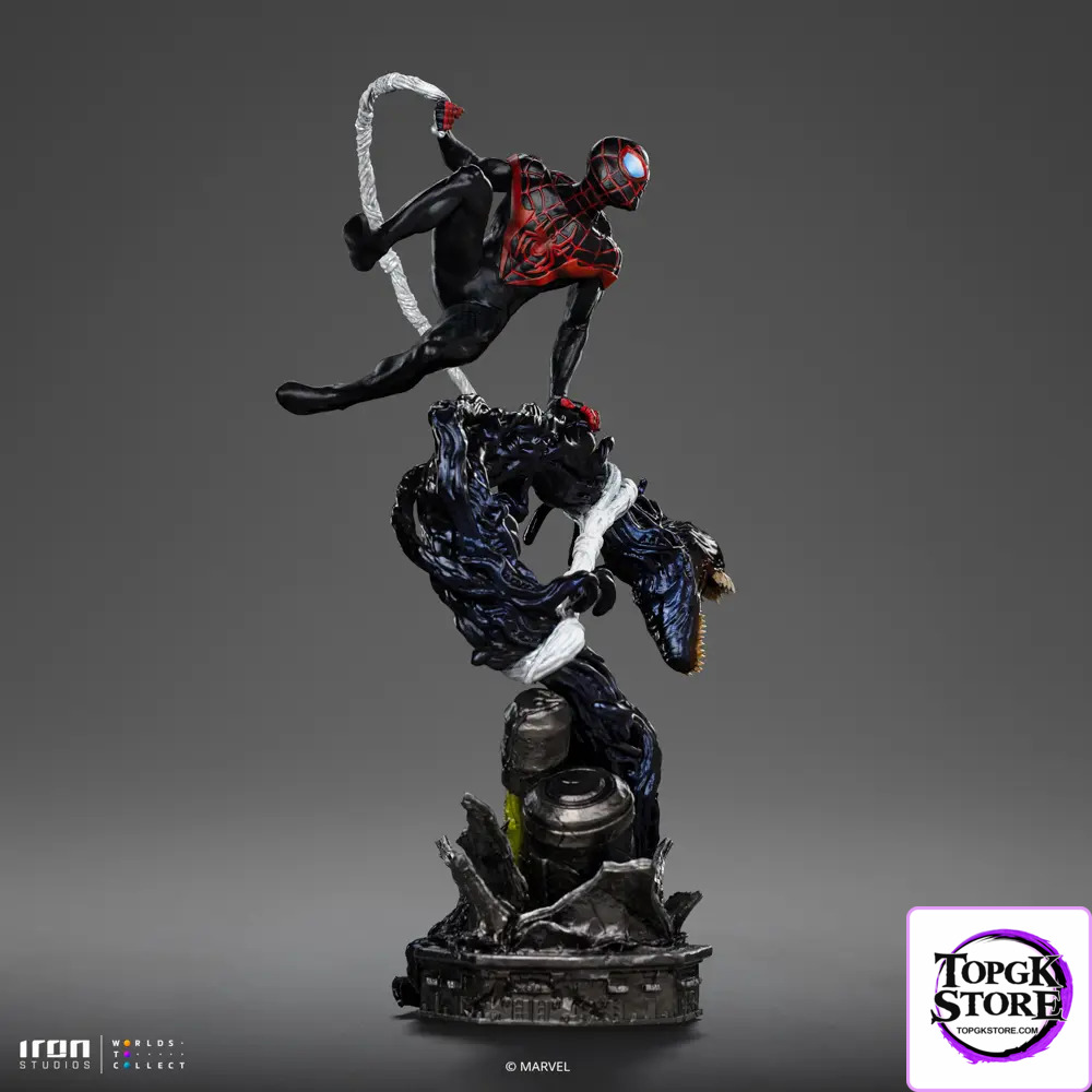Iron Studio – Marvel Spider-Man vs Villains Diorama BDS Art Scale 1/10 Miles Morales Statue MARCAS120825-10 (Licensed)