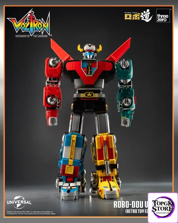 Threezero – Voltron: Defender of the Universe ROBO-DOU Voltron Retro Toy Edition (Licensed) - Photo 10 | TopGKStore