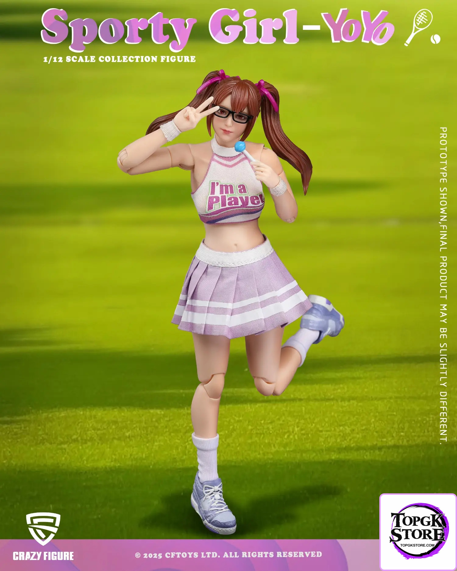 Crazy Figure – 1/12 Sports Girl YouYou Action Figure LT005 (Licensed) - Photo 1 | TopGKStore