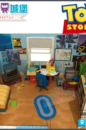 Qian Zhi Lu Studio - Andy's Room 3D Paper Model DIY Toy Story - Photo 1 | TopGKStore