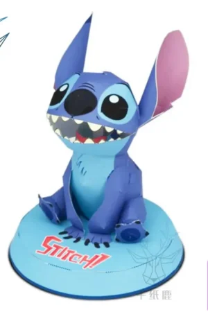 Qian Zhi Lu Studio - Stitch 3D Paper Model DIY Lilo X Stitch - Photo 1 | TopGKStore
