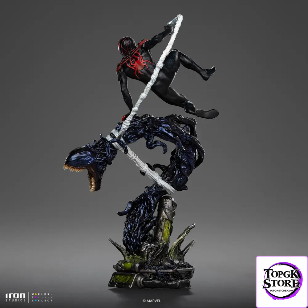 Iron Studio – Marvel Spider-Man vs Villains Diorama BDS Art Scale 1/10 Miles Morales Statue MARCAS120825-10 (Licensed)