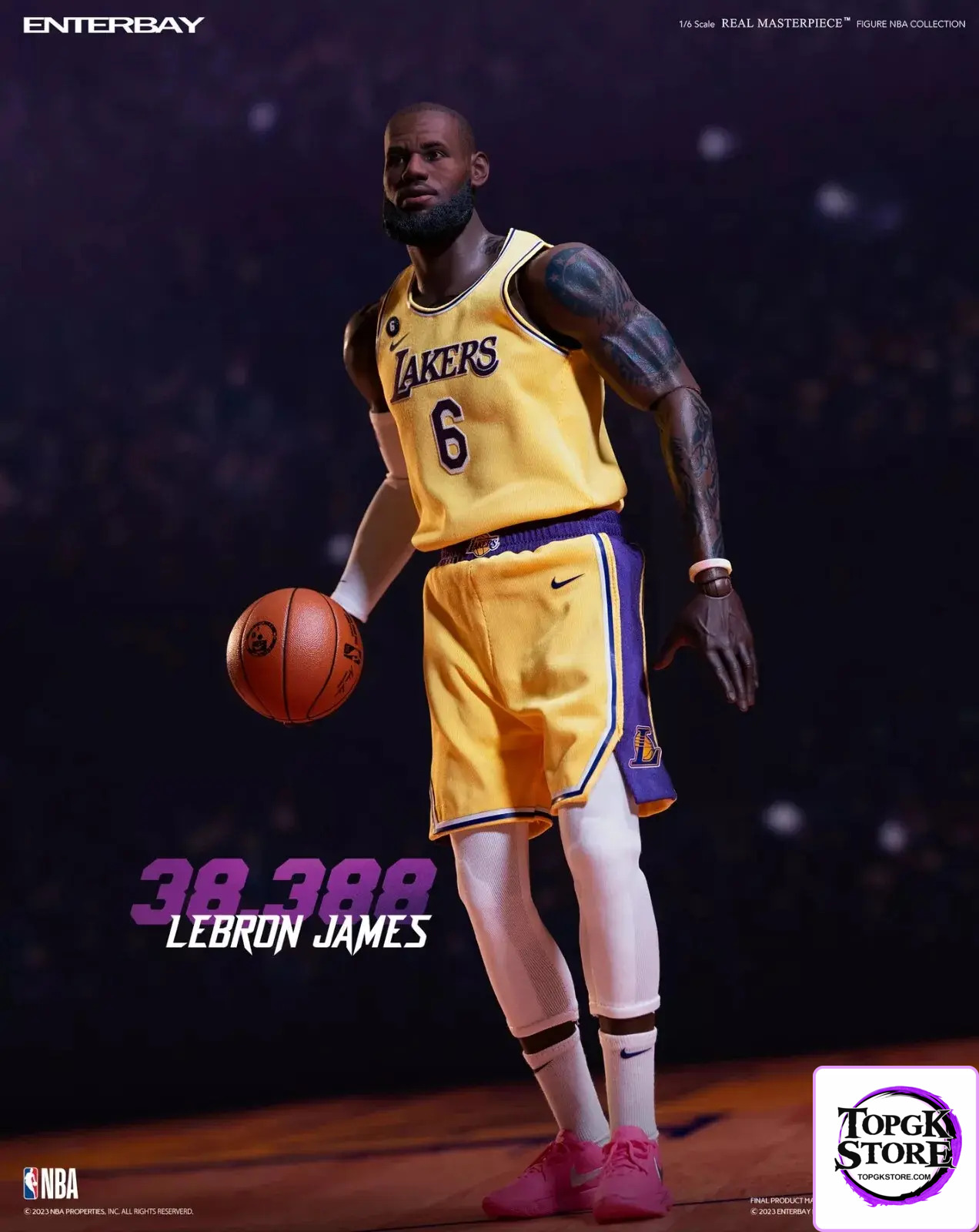 Enterbay – NBA LeBron James All-Times Scoring Leader 1/6 Scale Figure(Licensed) - Photo 1 | TopGKStore