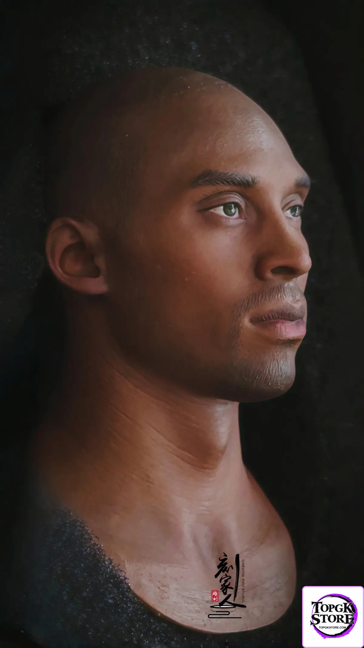 Carving Family Toys Studio – NBA 1/6 Kobe Head Sculpture CFTH01-ABCD White Model & Paint - Photo 1 | TopGKStore