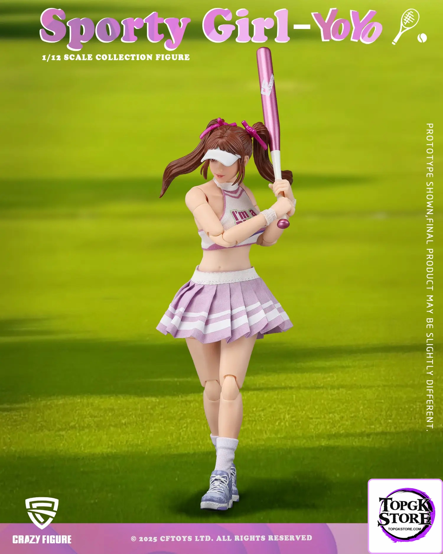 Crazy Figure – 1/12 Sports Girl YouYou Action Figure LT005 (Licensed) - Photo 2 | TopGKStore