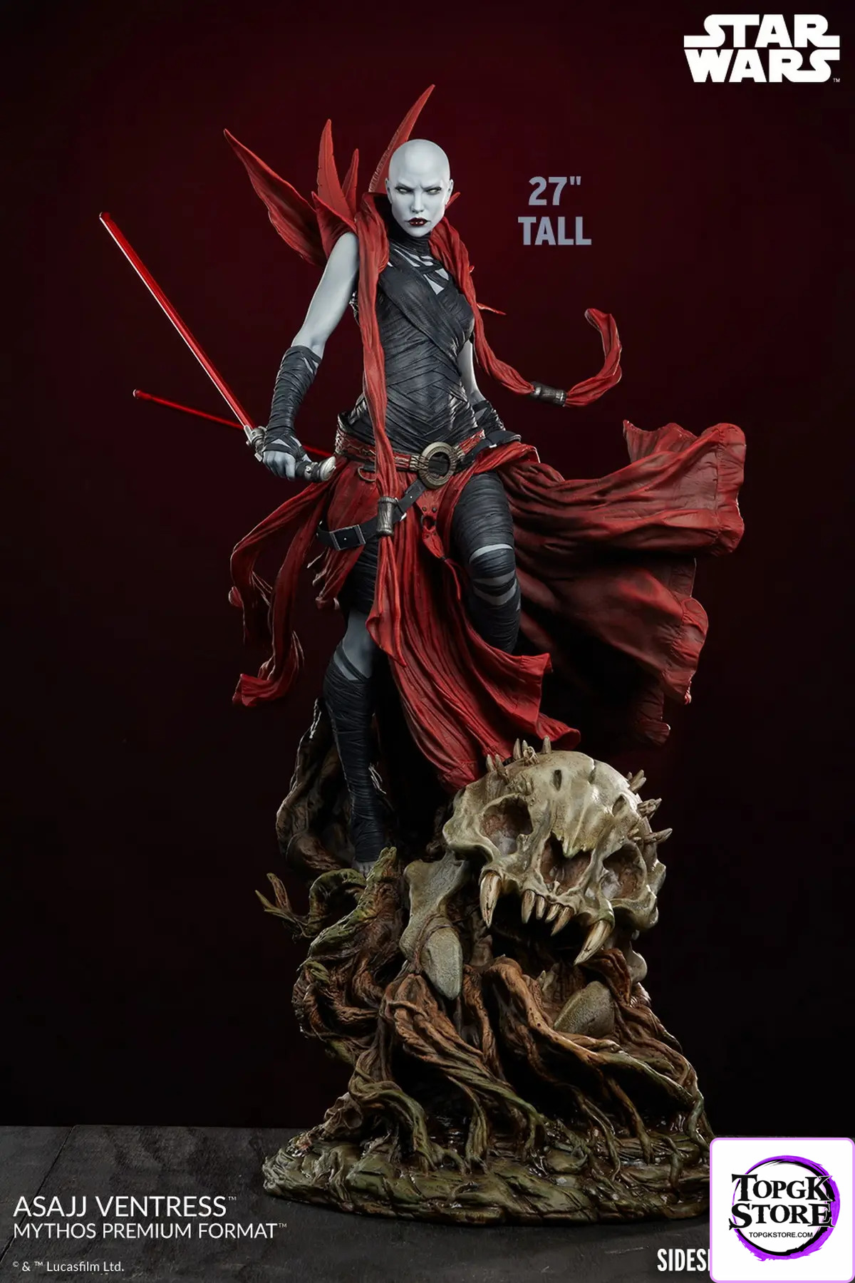Sideshow Collectibles – Star Wars Asajj Ventress Mythos Collector Edition 3002353 (Licensed) - Photo 2 | TopGKStore