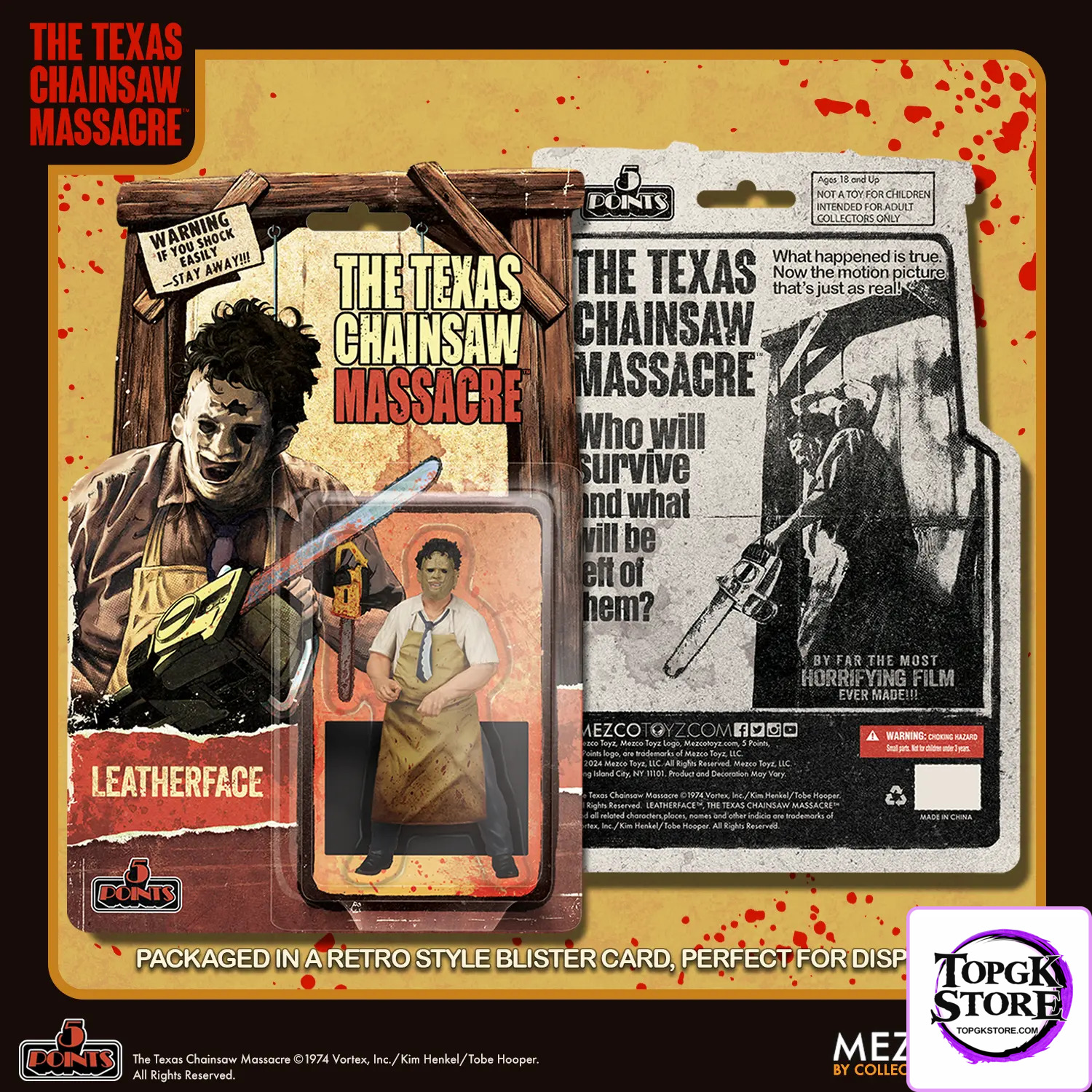 Mezco Studio – The Texas Chainsaw Massacre (1974): Leatherface (Licensed) - Photo 8 | TopGKStore