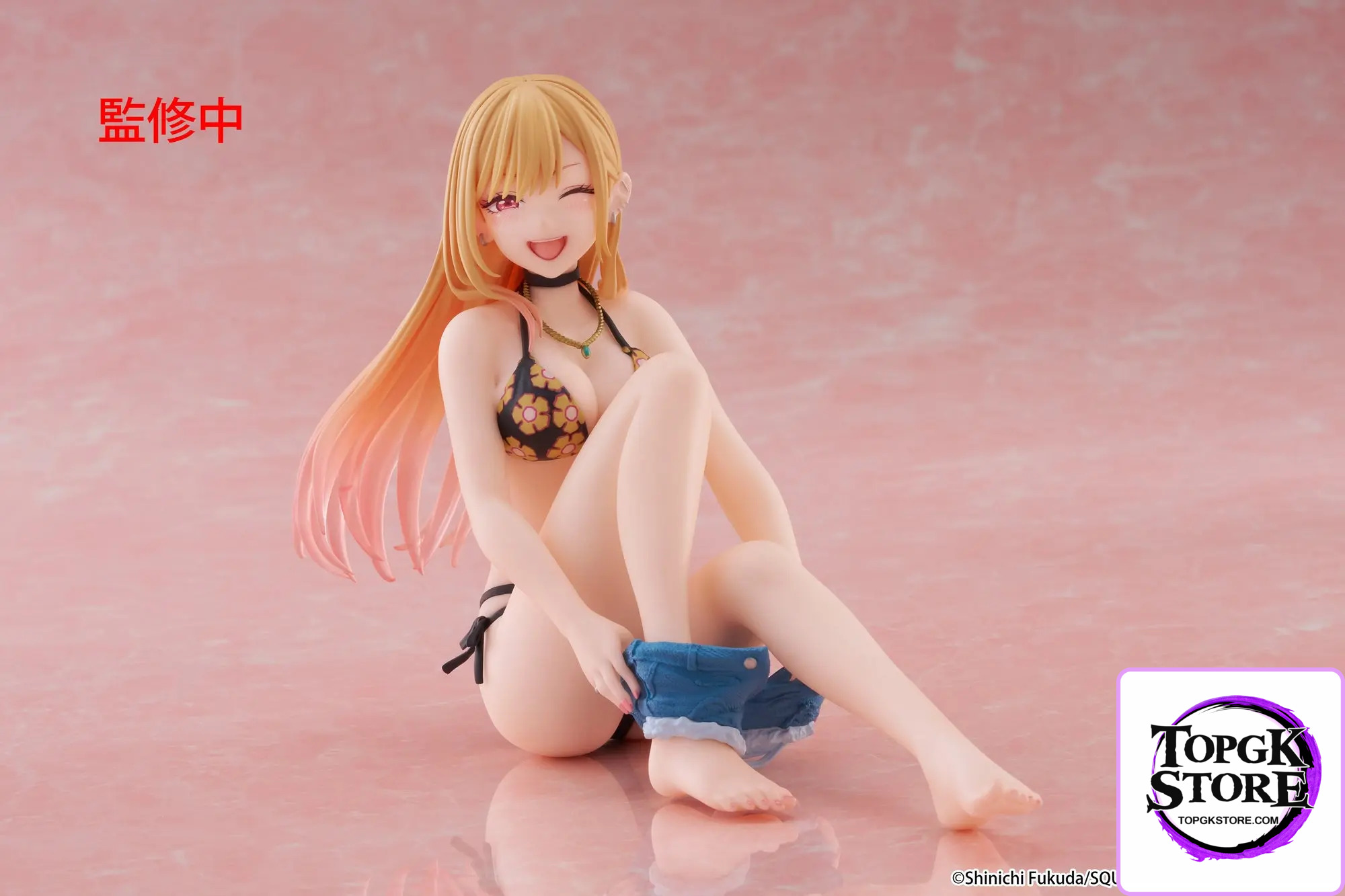 Taito – My Dress-Up Darling Desktop Cute Figure Marin Kitagawa Measured Swimsuit Ver. (Licensed) - Photo 1 | TopGKStore