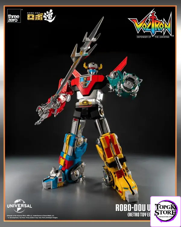 Threezero – Voltron: Defender of the Universe ROBO-DOU Voltron Retro Toy Edition (Licensed) - Photo 12 | TopGKStore