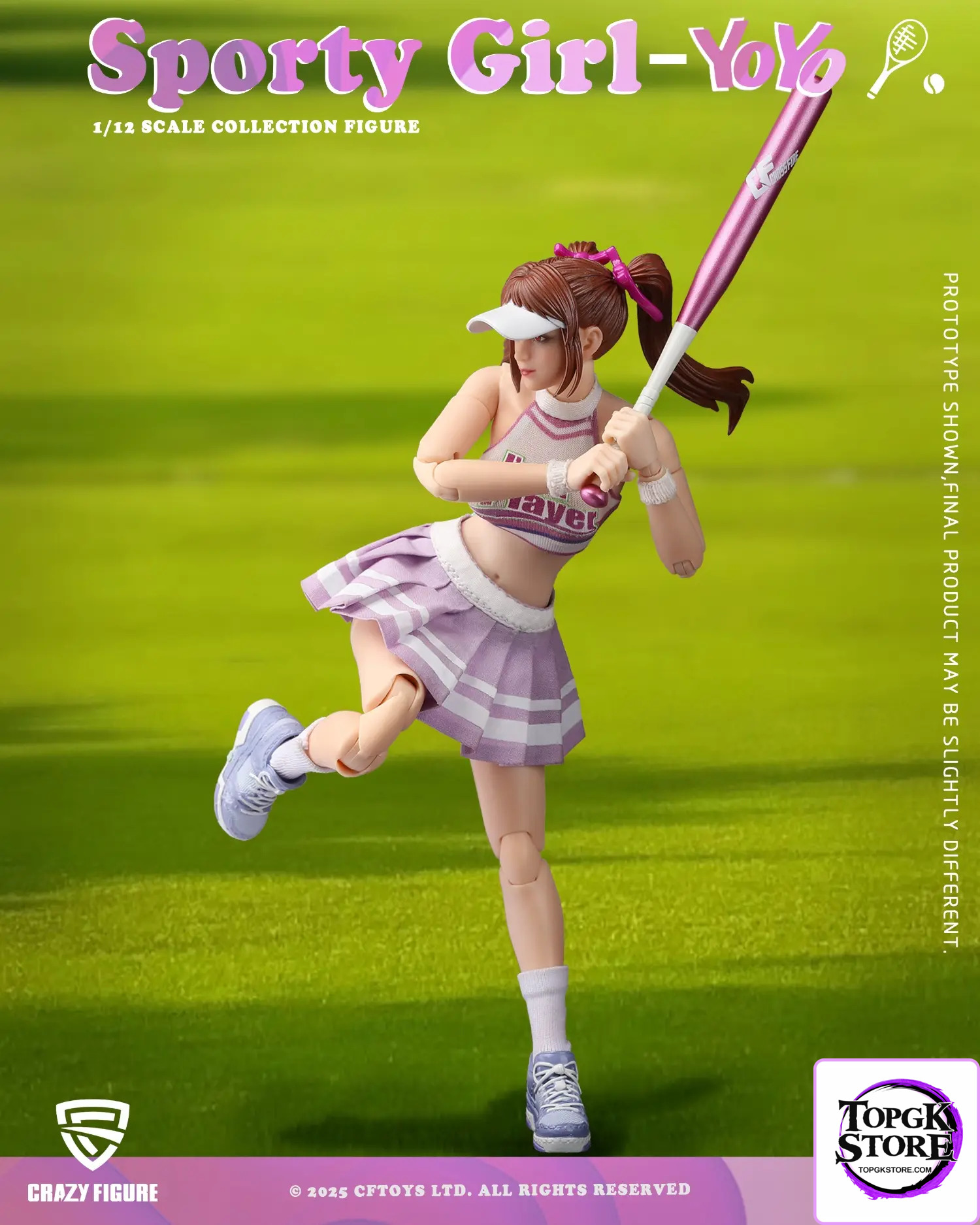 Crazy Figure – 1/12 Sports Girl YouYou Action Figure LT005 (Licensed) - Photo 3 | TopGKStore