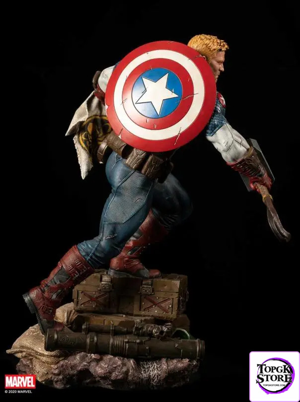 XM Studio – Ultimate Captain America 1/4 Scale Premium Collectible Statue Marvel (Licensed) - Photo 14 | TopGKStore