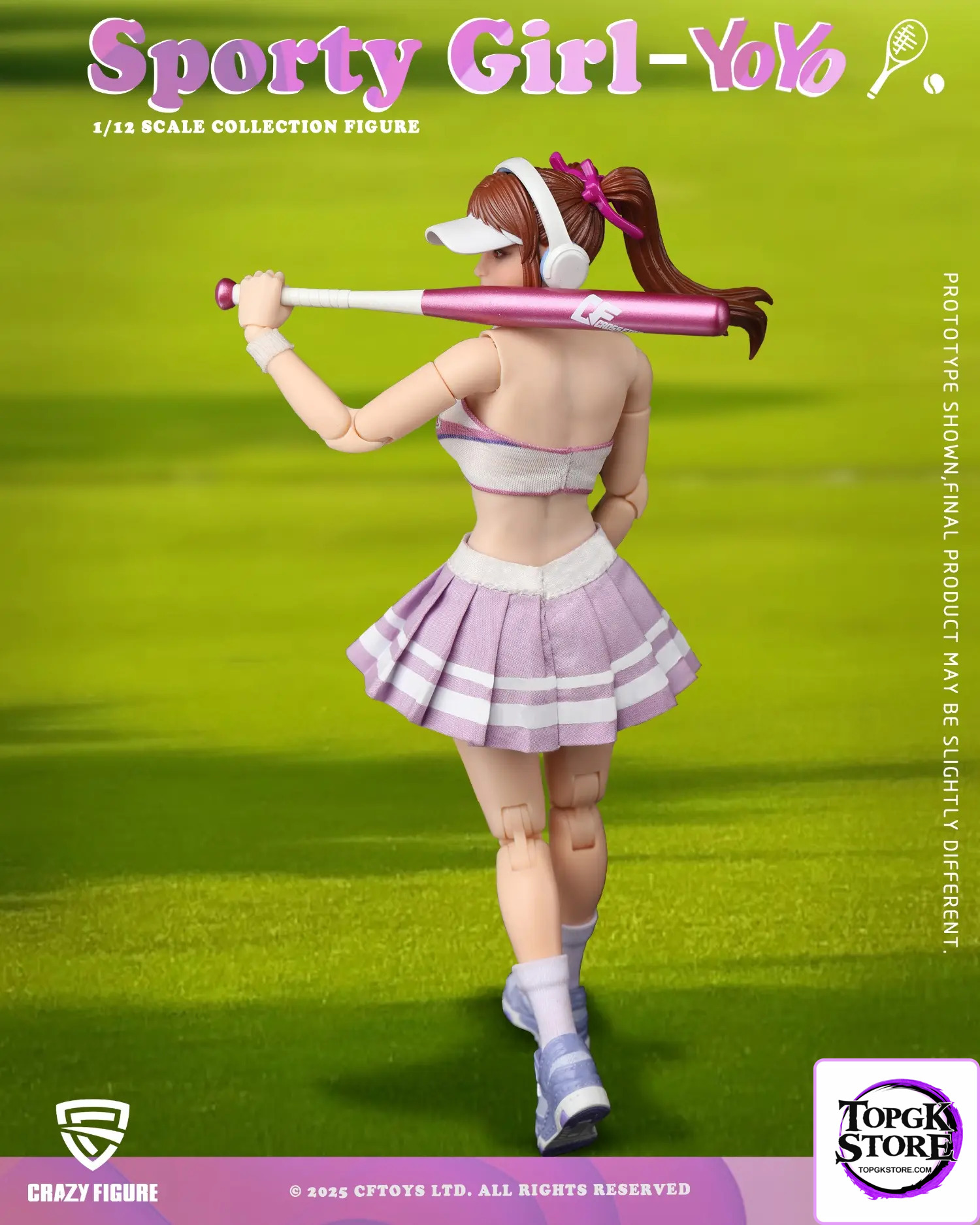 Crazy Figure – 1/12 Sports Girl YouYou Action Figure LT005 (Licensed) - Photo 4 | TopGKStore