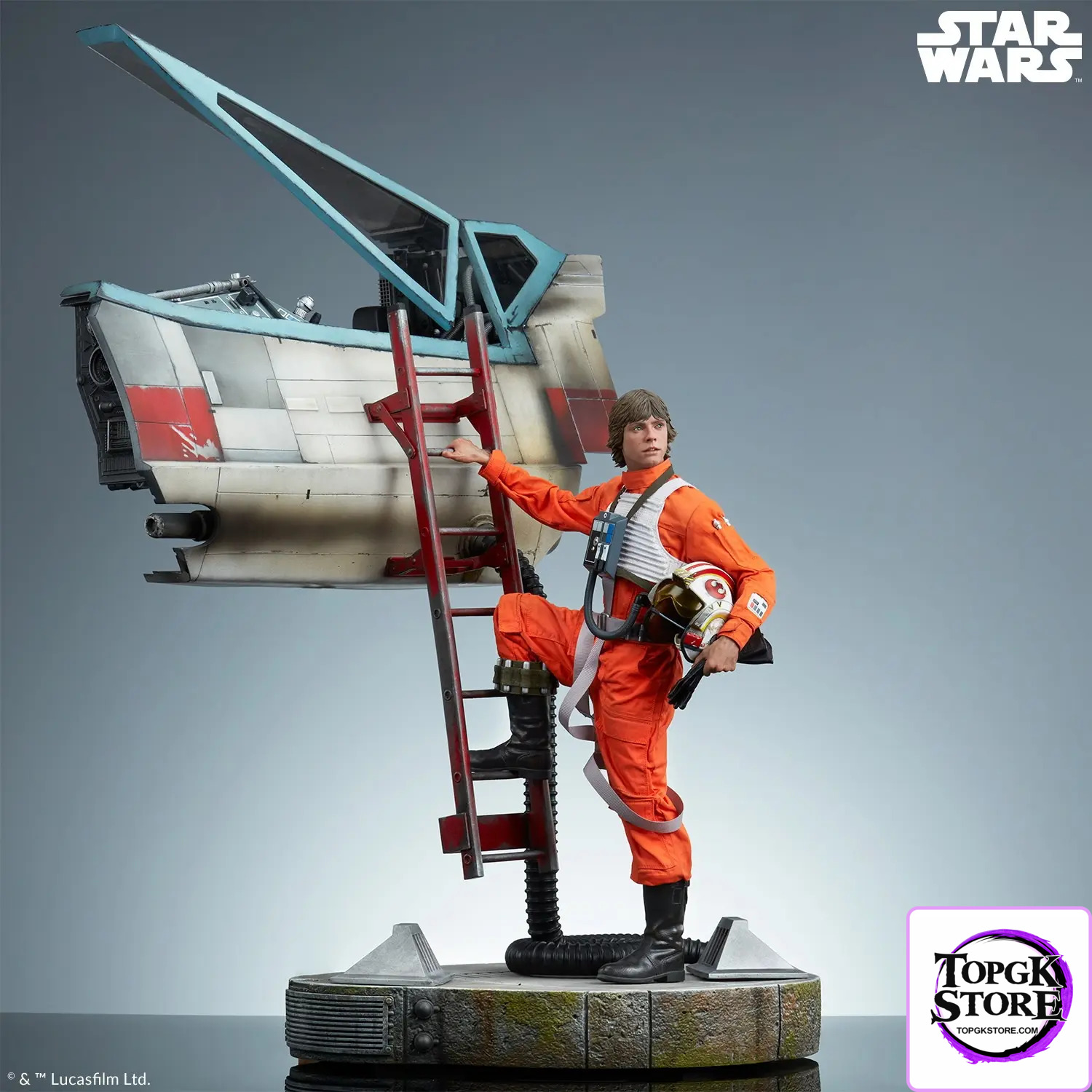 Sideshow Collectibles – Luke Skywalker & X-Wing: Red Five 3008952 (Licensed) - Photo 2 | TopGKStore