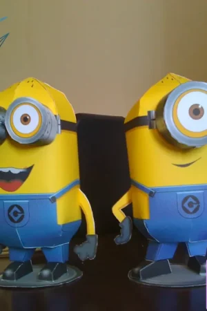 Qian Zhi Lu Studio - Minions 3D Paper Model DIY Despicable Me - Photo 1 | TopGKStore