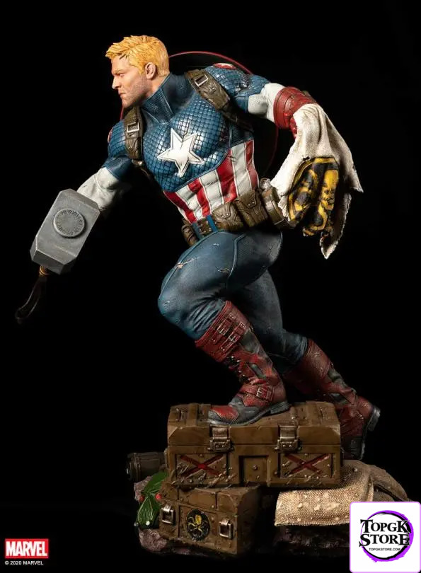 XM Studio – Ultimate Captain America 1/4 Scale Premium Collectible Statue Marvel (Licensed) - Photo 15 | TopGKStore