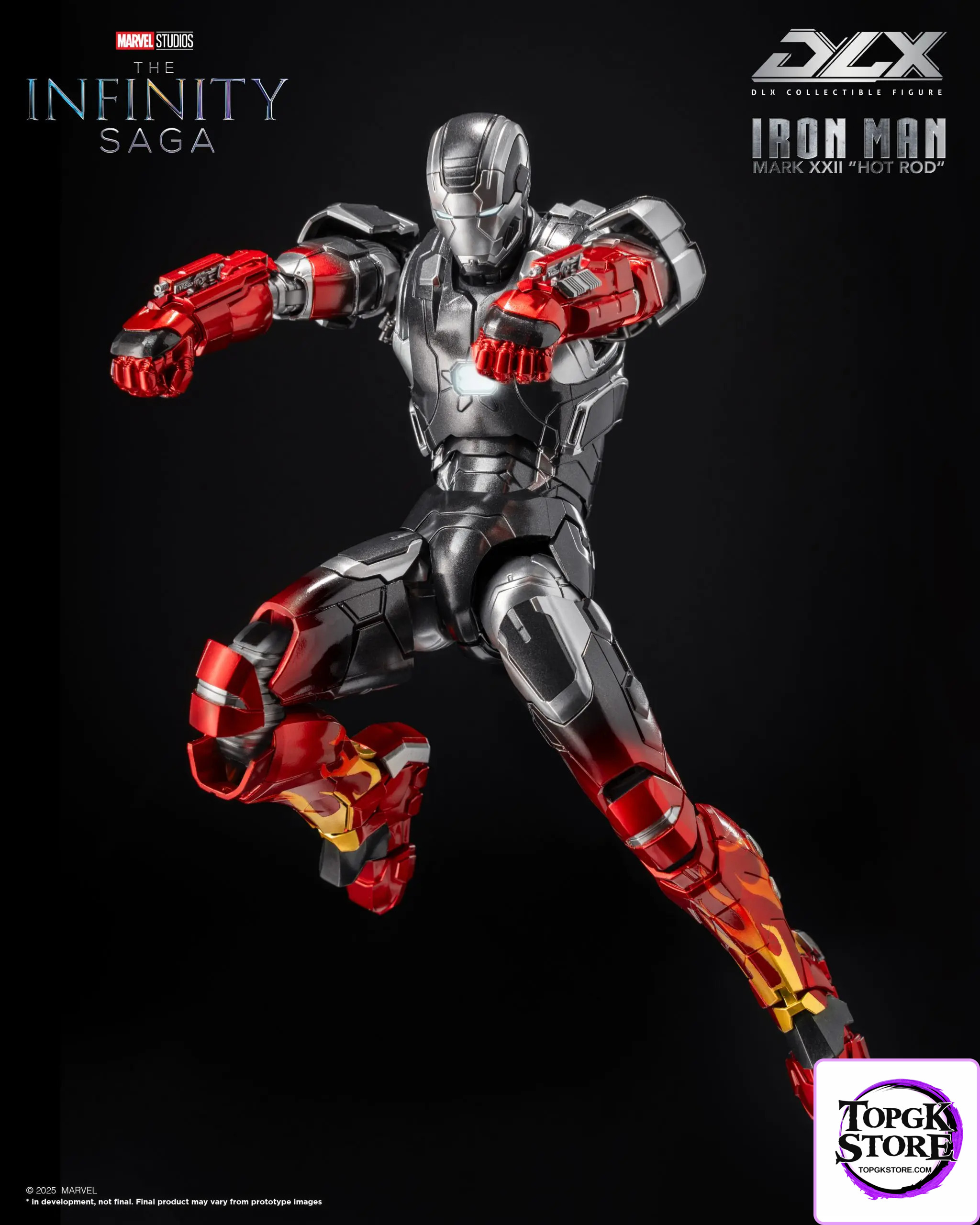Threezero – Marvel DLX Iron Man Mark 22 Hot Rod 3Z0945C0 (Licensed) - Photo 2 | TopGKStore