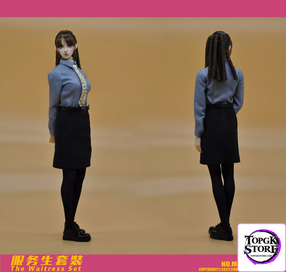 CUKE TOYS – Original 1/6 Japanese Female Uniform MA-019 & The Waitress Set MA-020 (Licensed) - Photo 2 | TopGKStore