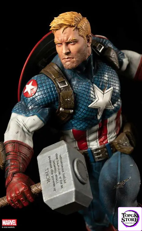 XM Studio – Ultimate Captain America 1/4 Scale Premium Collectible Statue Marvel (Licensed) - Photo 16 | TopGKStore