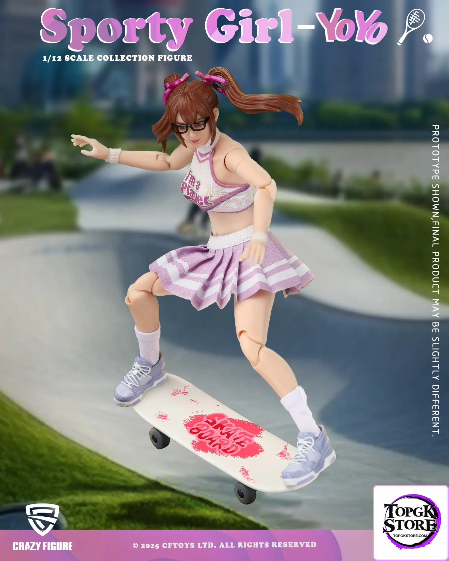 Crazy Figure – 1/12 Sports Girl YouYou Action Figure LT005 (Licensed) - Photo 6 | TopGKStore