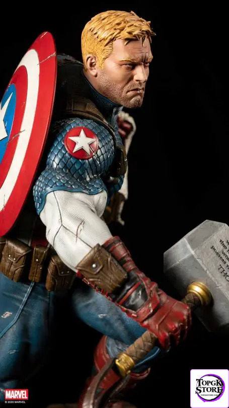 XM Studio – Ultimate Captain America 1/4 Scale Premium Collectible Statue Marvel (Licensed) - Photo 17 | TopGKStore