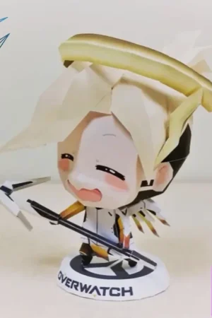 Qian Zhi Lu Studio - Mercy 3D Paper Model DIY Overwatch - Photo 1 | TopGKStore