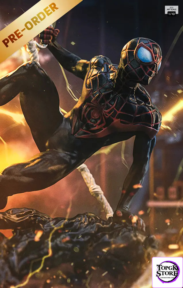 Iron Studio – Marvel Spider-Man vs Villains Diorama BDS Art Scale 1/10 Miles Morales Statue MARCAS120825-10 (Licensed)