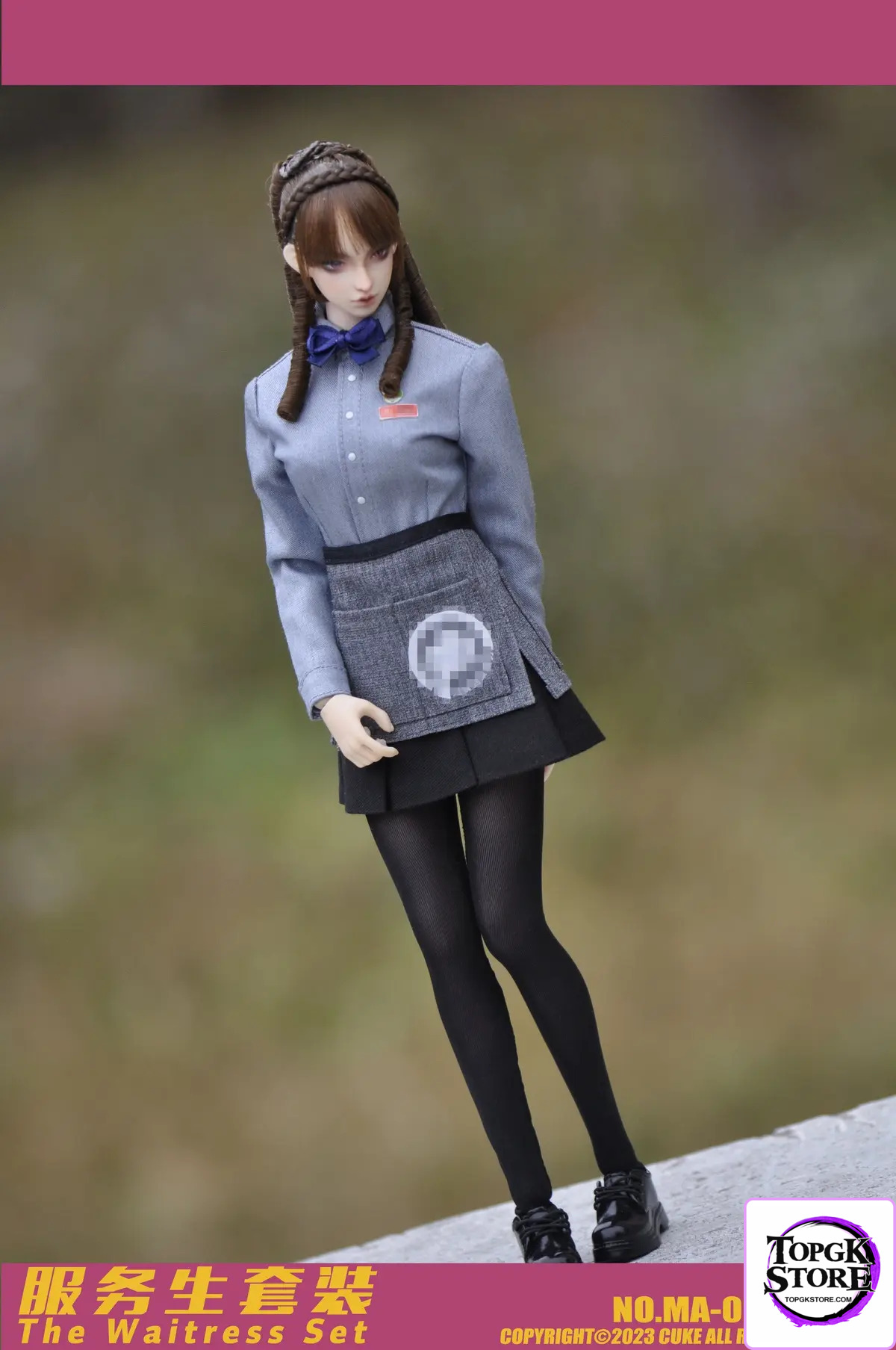 CUKE TOYS – Original 1/6 Japanese Female Uniform MA-019 & The Waitress Set MA-020 (Licensed) - Photo 9 | TopGKStore